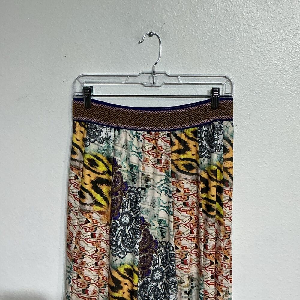 V Cristina Vintage Handkerchief Maxi Skirt Sz M - Picture 3 of 11